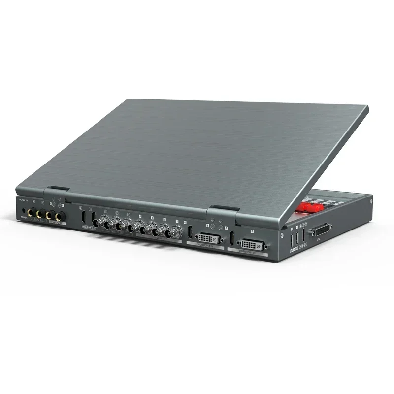2026 202515.6 inch Full HD Audio Visual Equipment 6 Channel Portable Video Switcher Mixer with Chroma Key and Luma Key