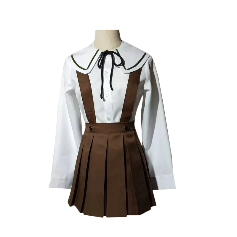 

v;3,f\6,k;《Customized》Anime Chihiro Fujisaki Cosplay Costume JK School Uniform Women Skirt Halloween Costumesr;6,b\7,j/