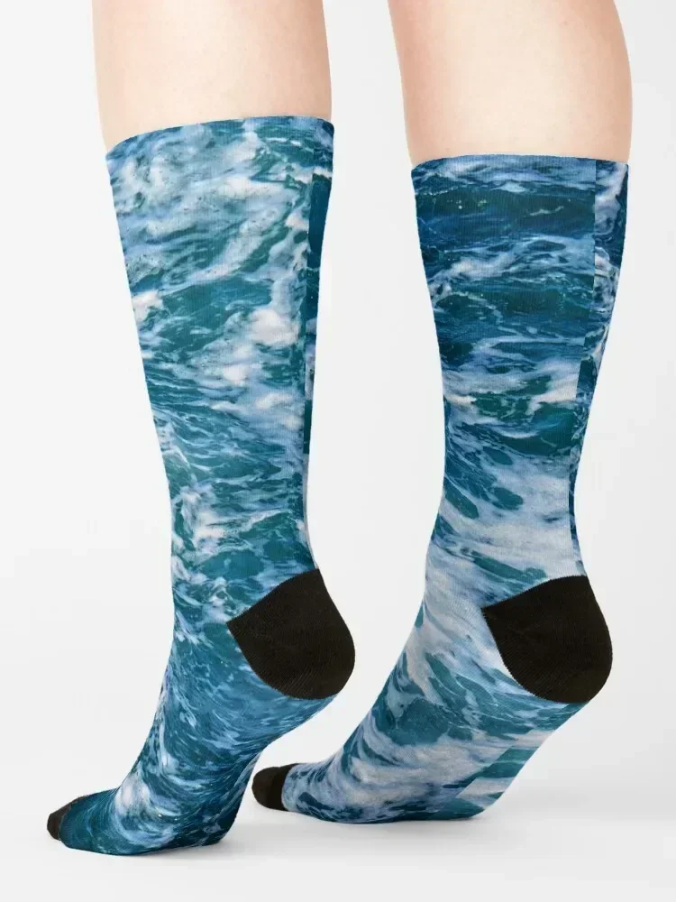 The stunning sea water at Cantick Head Lighthouse on the beautiful Orkney island of Hoy in Scotland Socks