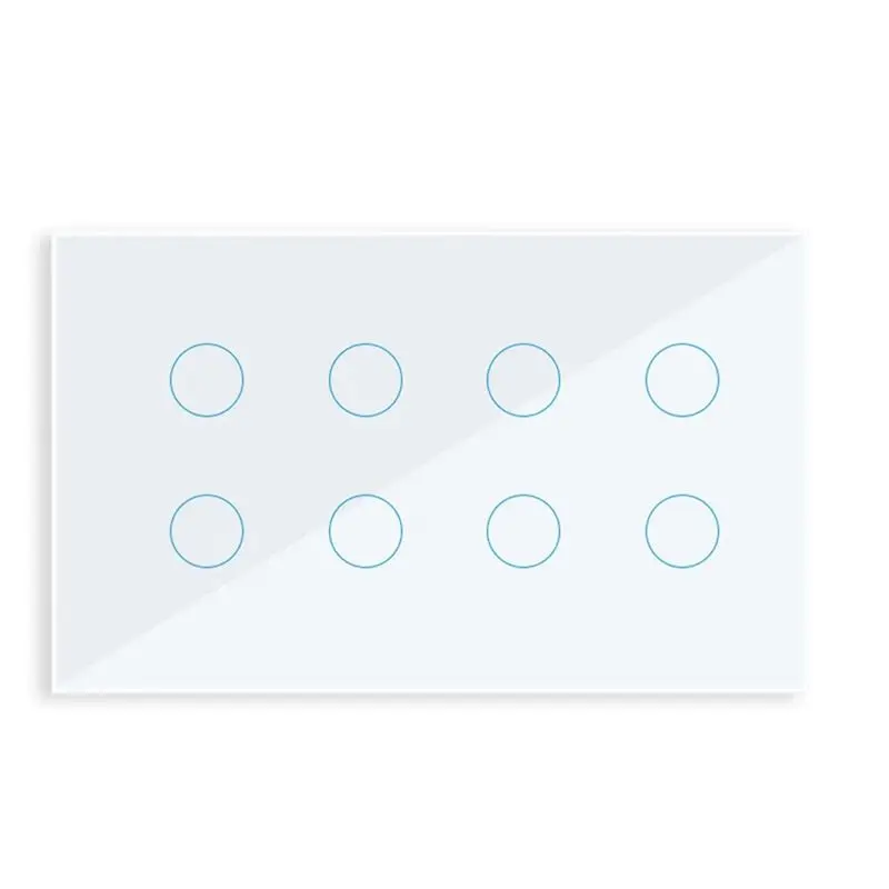 A29F-WIFI Smart Touch Light Interruptor de parede Painel de vidro Tuya Smart Life para Alexa Google Home