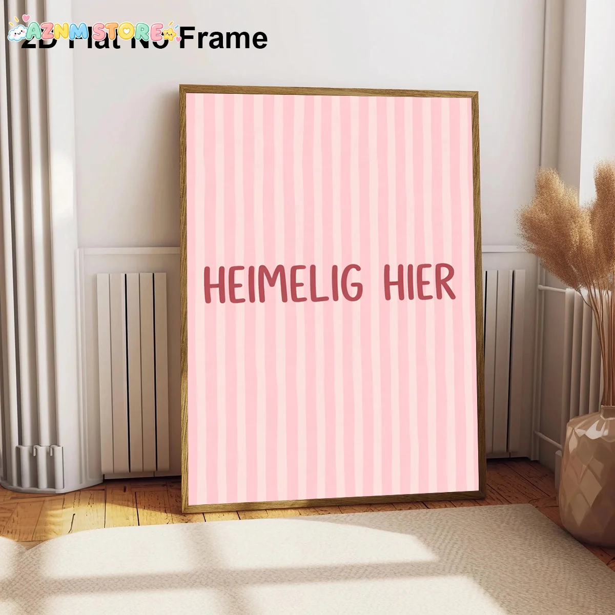 2027,1pc Modern Minimalist Frameless Canvas Poster - 