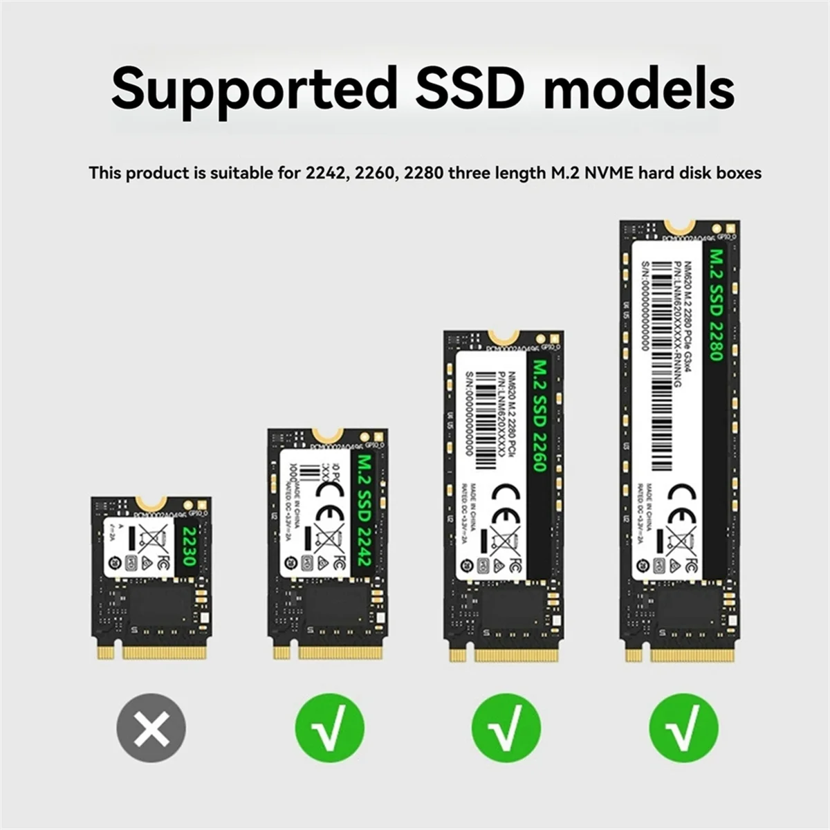 

ATP-40Gbps NVMe SSD-корпус Адаптер M.2-USB со встроенным охлаждающим вентилятором Алюминиевый корпус поддерживает размеры 2242/2260/2280