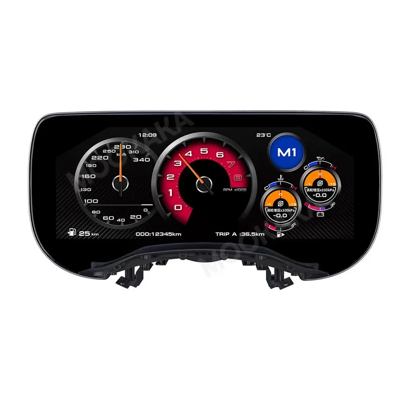 

12.3-inch Digital Instrument Cluster for 350 370Z 2002-2008 Digital Cluster LCD Auto Speedometer Panel