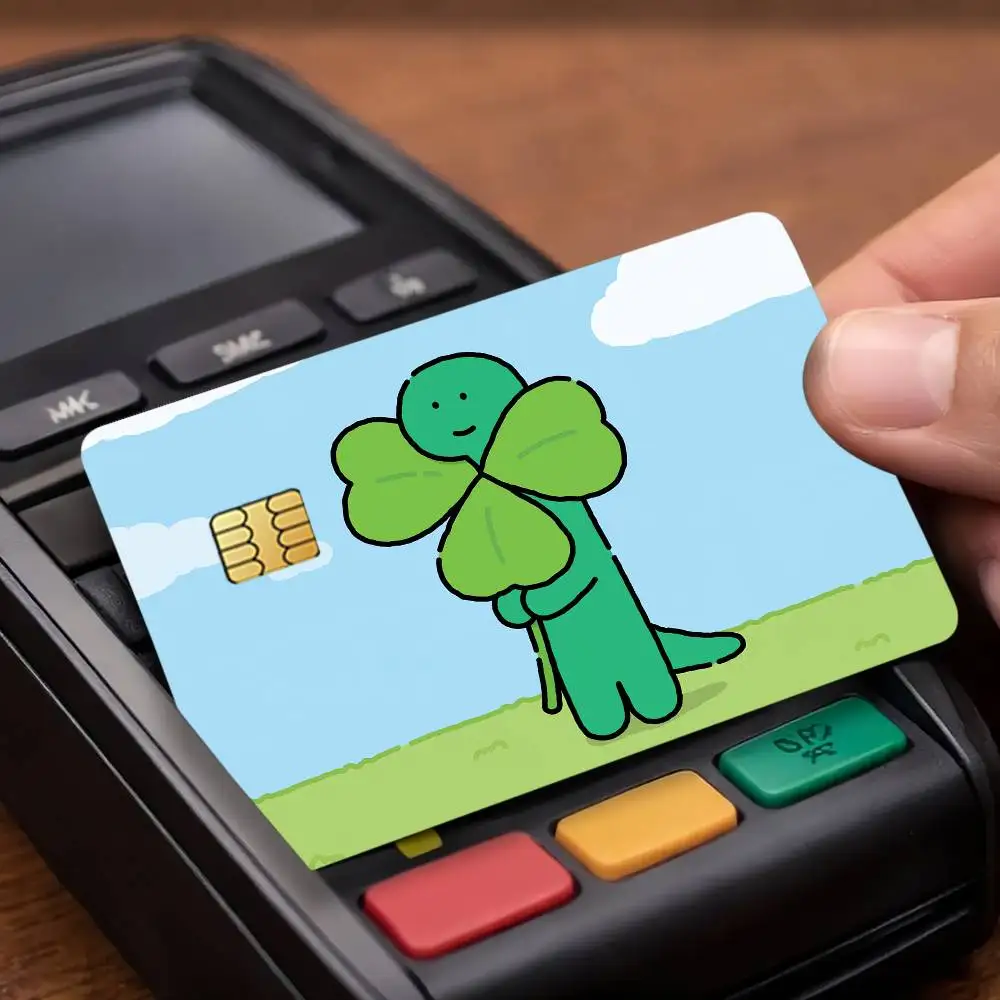 Cartoon J-Joguman Credit Card Stickers Skin For Bank Debit Decorative Protection Scratch-resistant Gift 4PCS