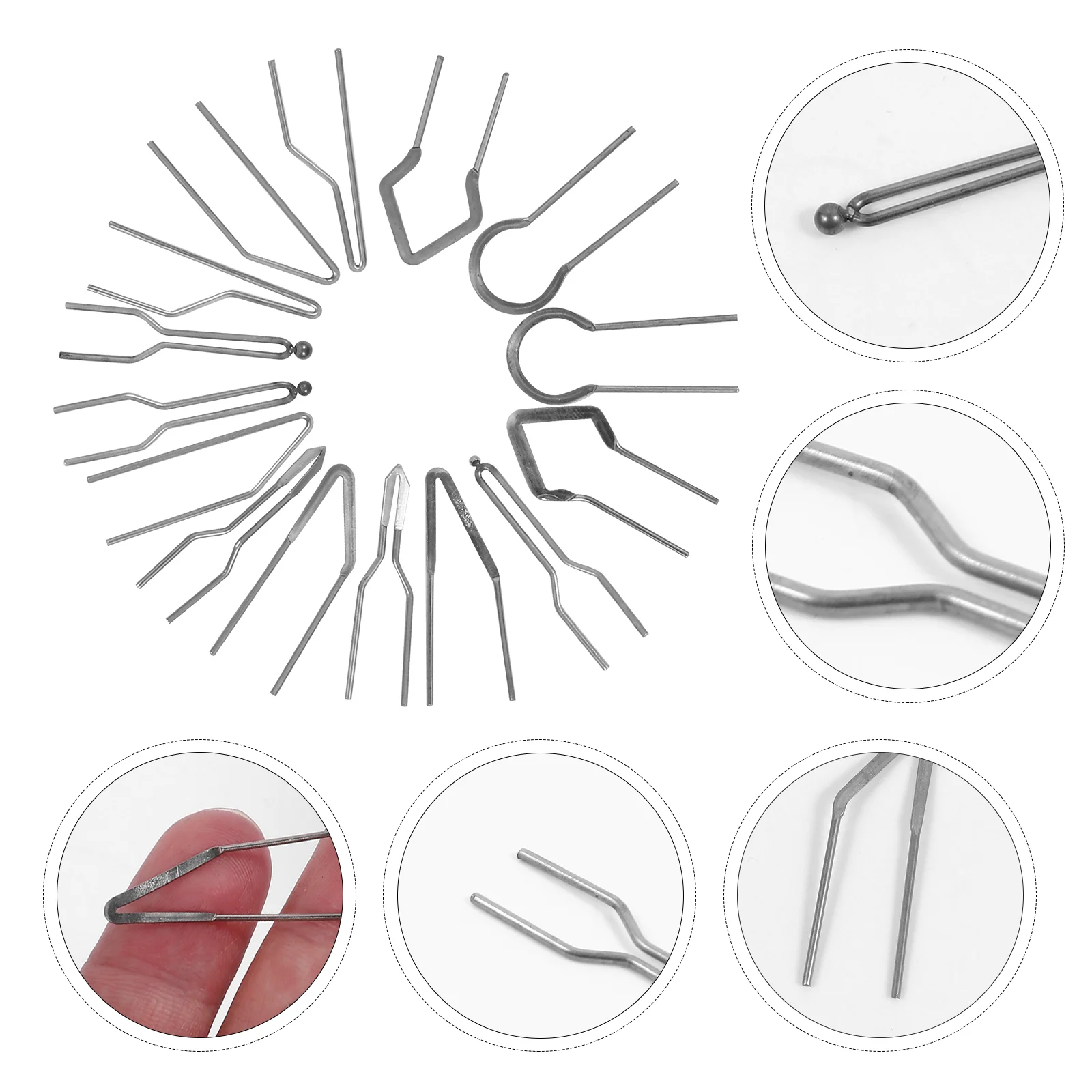 15-teilige Brennspitzen mit Eisenspitze für Brandmalerei, Drahtmaschine, Holz-Set, Spitzen, Werkzeugholz