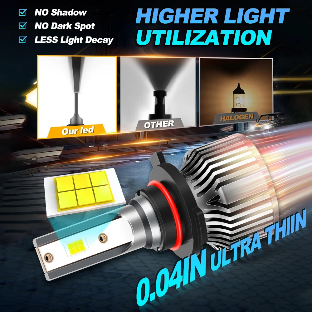 2/6 قطعة 180 واط LED مصابيح مشرقة المصابيح الأمامية توربو 12 فولت 6000 كيلو مصباح الضباب لكزس GS300 1998 1999 2000 2001 2002 2003 2004 #6
