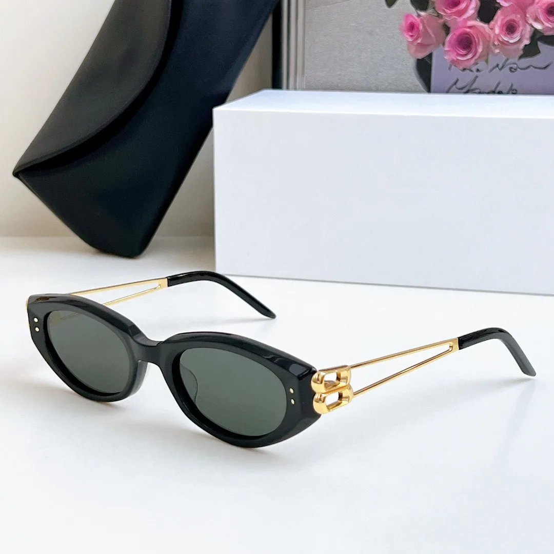 New Trendy Cat Eye Sunglasses Casual and Versatile Korean Version Fashionable Sunglasses Sun Protection High-end Feel