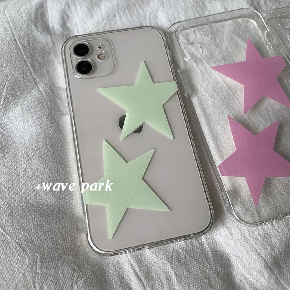 Colorful Pentagram Summer Cute Phone Case for Infinix Hot 50 40 30 30i 20 20i 12 12i 11 10s 9 Play NFC 4G 5G Y2K Creative Stars