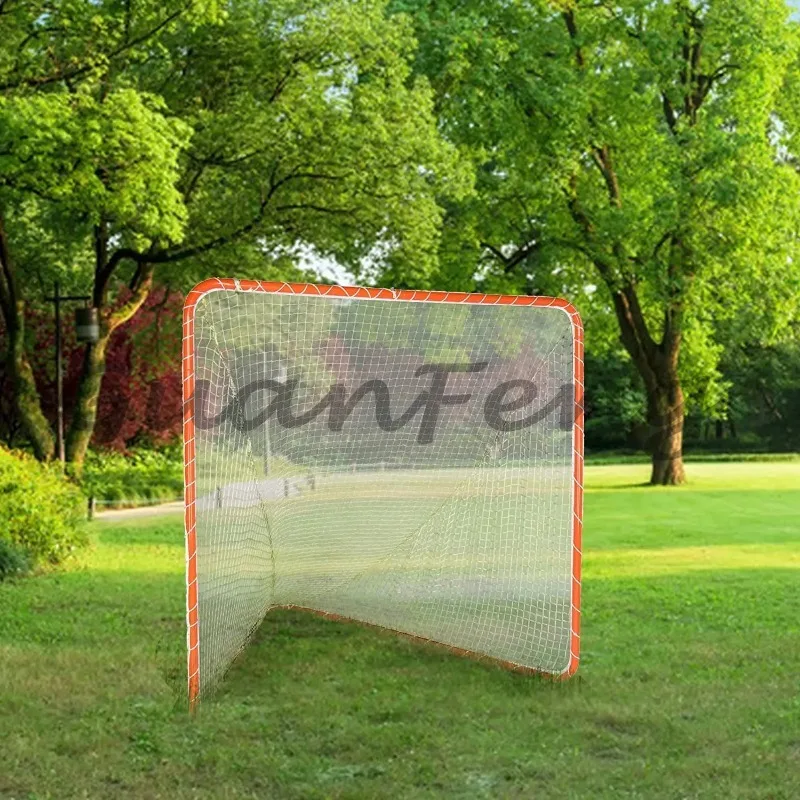Foldable Steel Frame Lacrosse Goal Youth Training Recreation Shooting Training Equipment