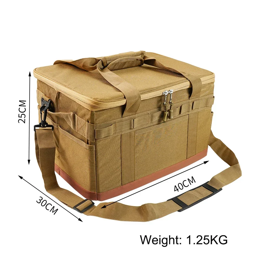 Large Capacity Storage Gear Case Box Foldable Travel Organizer Carry Bag Outdoor Collapsible Camping Tool Storage Bag
