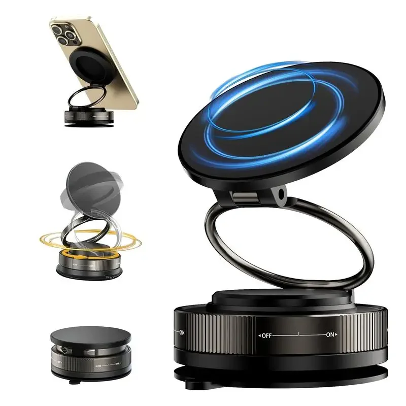 

В наличии Регулируемый портативный вакуумный магнитный держатель для телефона — крепление на присоске для iPhone 11, и выше всех моделей iPhone