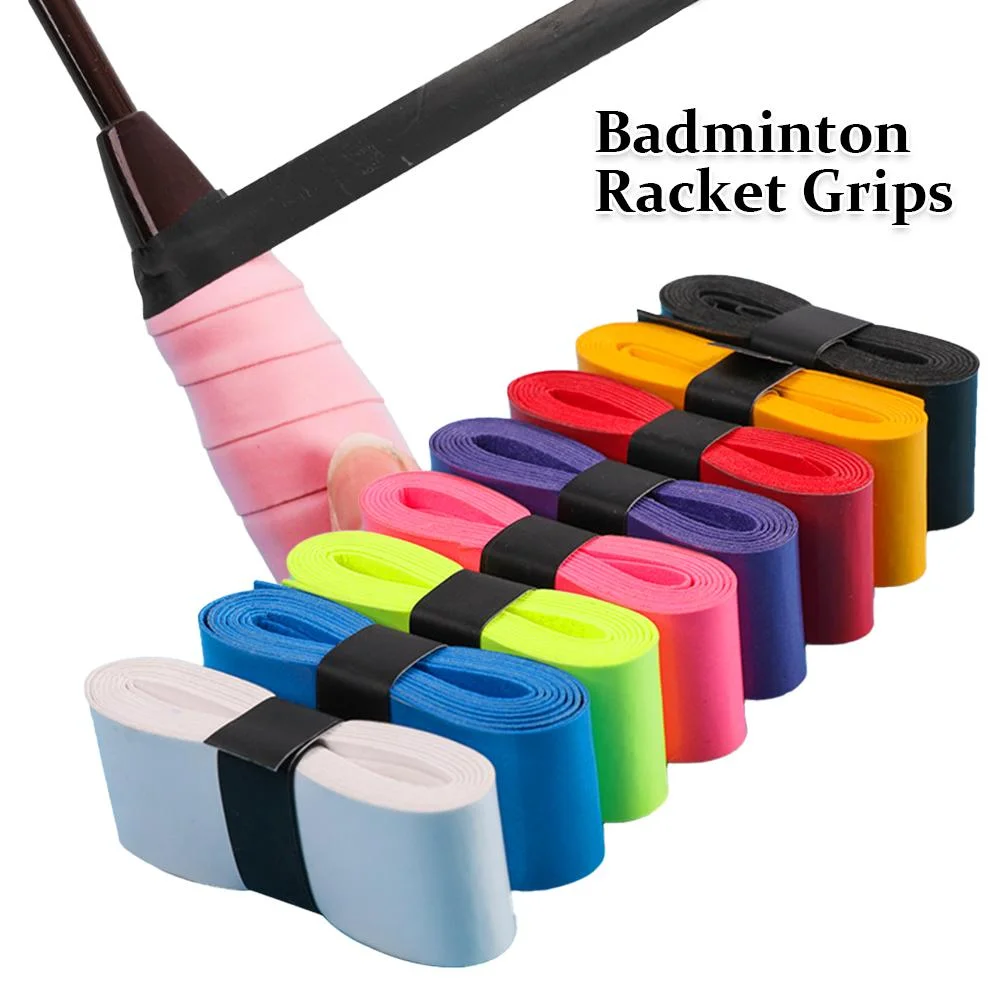 Empuñaduras antideslizantes para raqueta de tenis, cinta de agarre con absorción de impacto, accesorios de entrenamiento para bádminton, 1 unidad