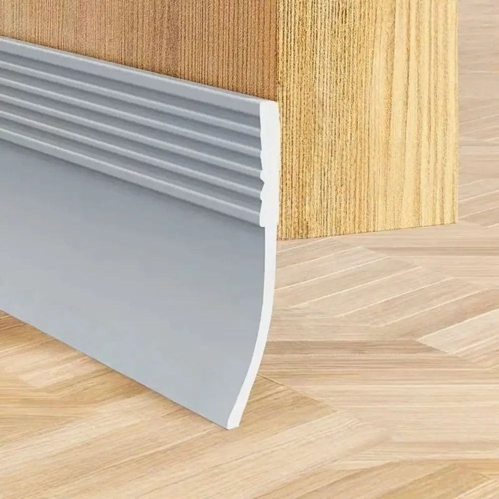 Soundproof Door Bottom Sealing Strip Self-adhesive TPE Draught Excluder Home Insect Prevention Door Draft Stopper Bedroom