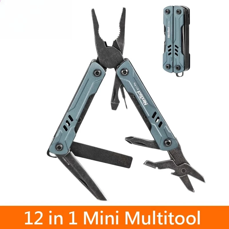

Portable EDC Multi Tool NexTool S11 Pro 12In1 Folding Scissors Screwdriver Mini Sailor Pliers Outdoor Equipment Hand Tools