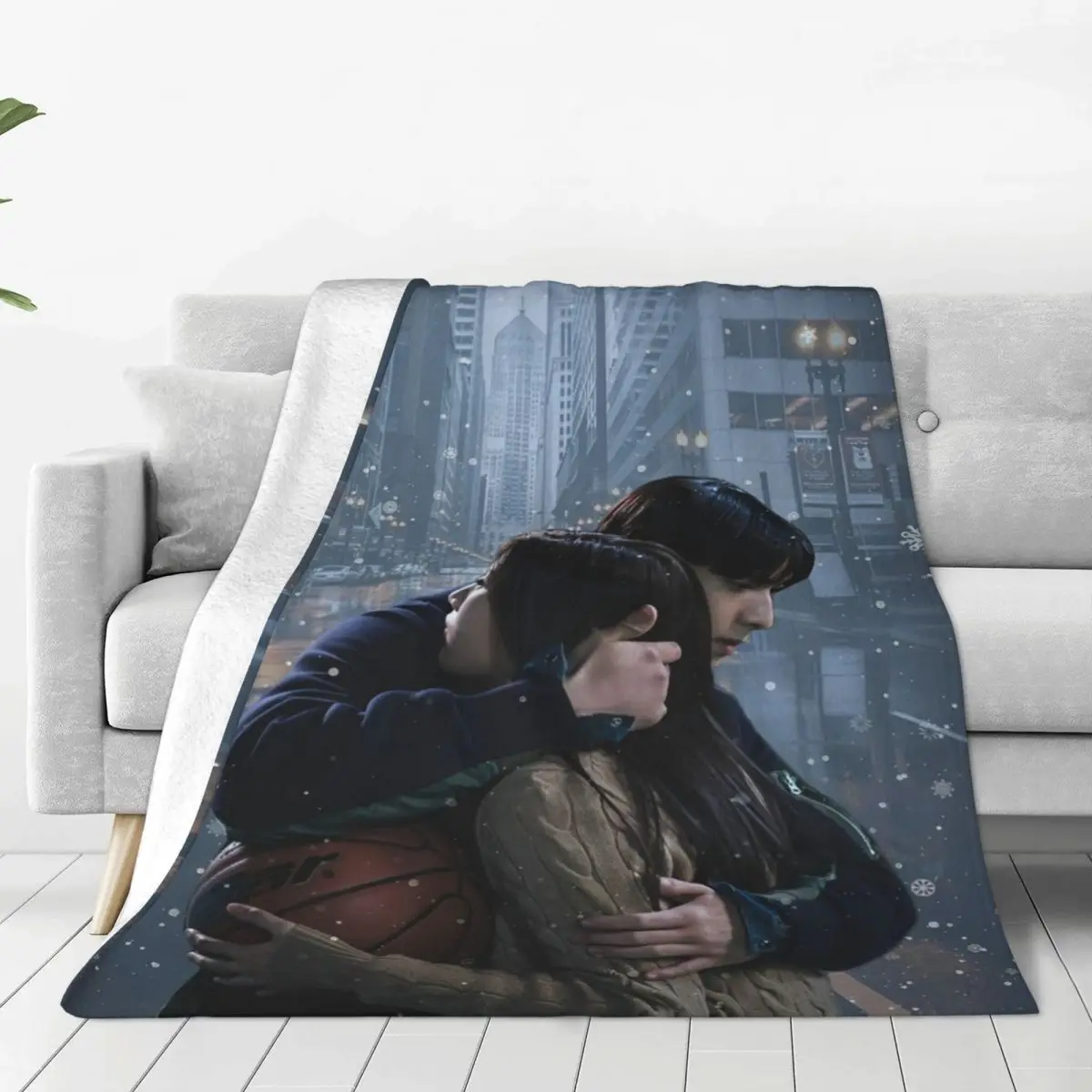 True Beauty Series Blanket Cover Cha EunWoo Mun Ka-Young Fleece Throw Blanket Home Couch Printed Ultra-Soft Warm Bedspreads