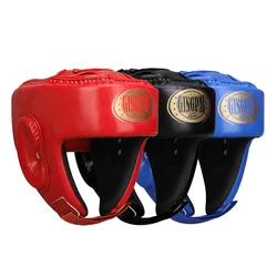 Boxing helmet thickened face and head protection for children and adults, competition style Sanda helmet, fighting Muay Thai pro