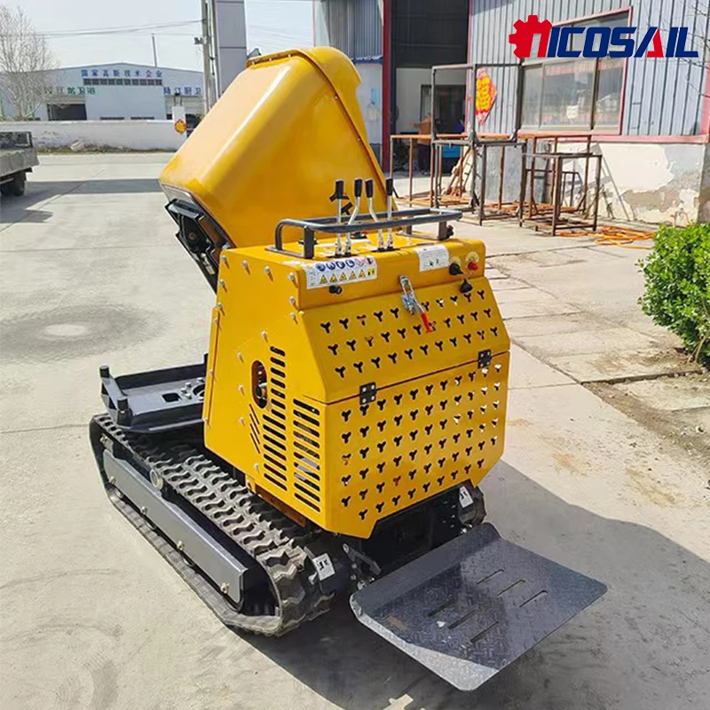 

Custom 1200kg Crawler Rotary Dumper 360° Hydraulic Dump Truck CE/EPA Certified Construction Equipment