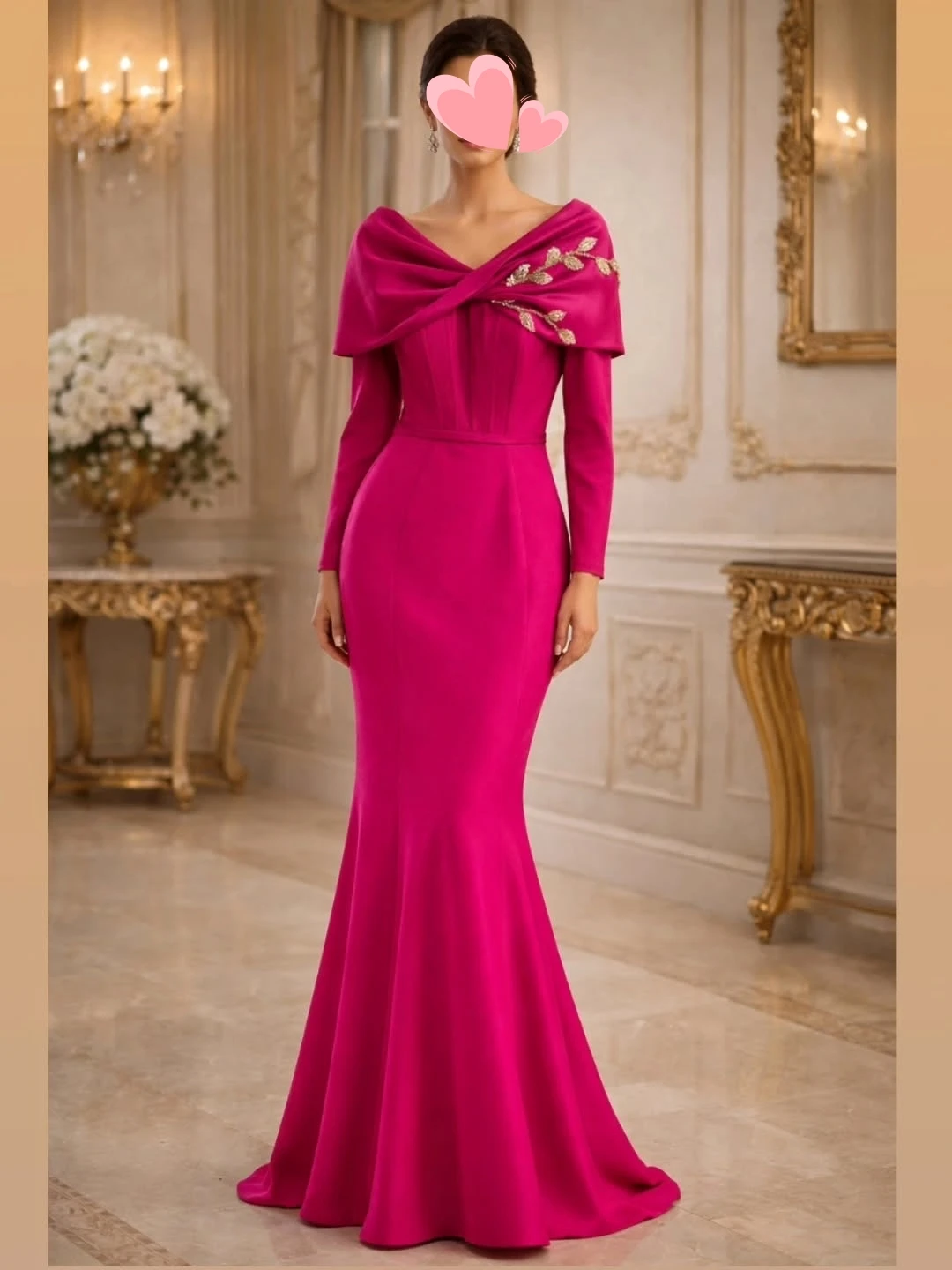 

Oisslec Dress Elegant Vintage Sweet Red Beads Mermaid Stylish New Customized Formal Occasion Prom Dress Evening Party Gowns