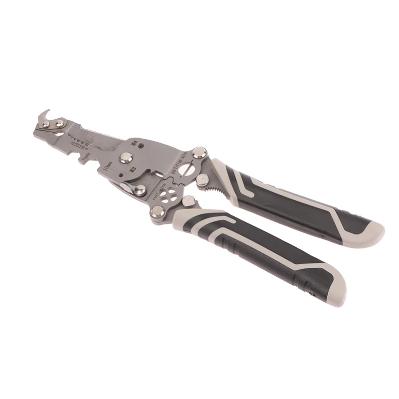 1PC Portable 18 In 1 Crimper Cable Cutter Pliers Multifunctional Foldable Wire Stripper For Wire Stripping Shearing Cutting Tool