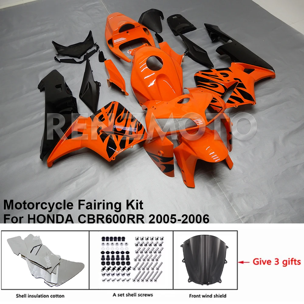 

Motorcycle Fairing Set Body Kit Plastic For 2005 2006 HONDA CBR 600 RR Accessories ABS Injection Bodywork