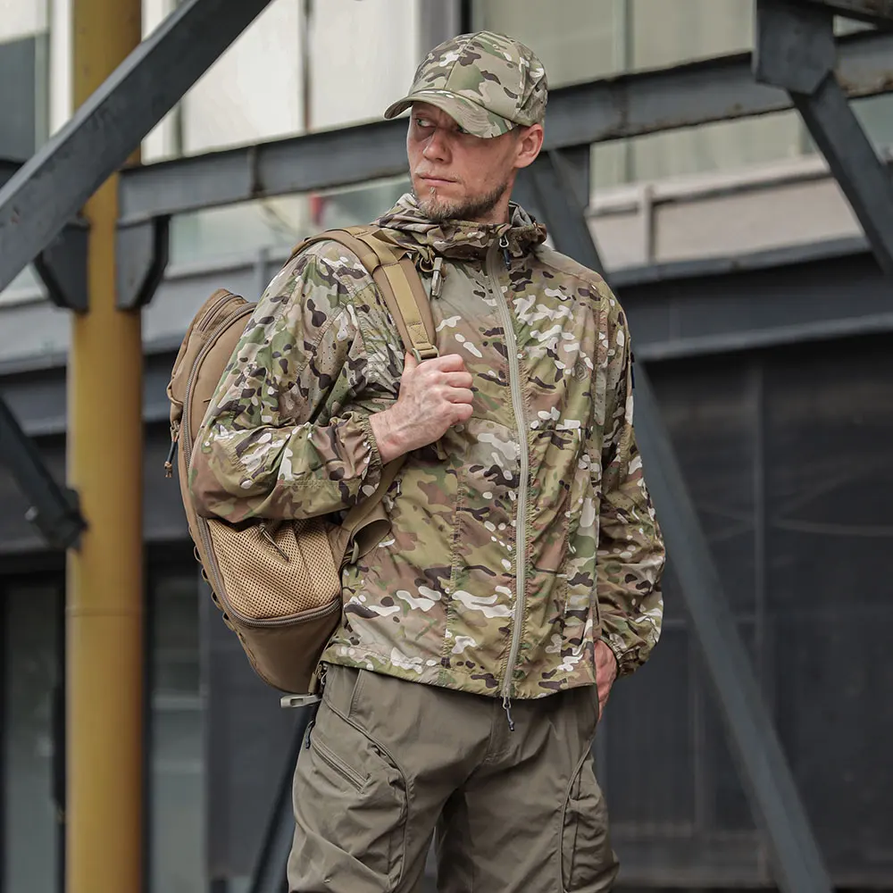 Emersongear BlueLabel “Bat Wing” Sunscreen Coat Ultra-lightweight UPF100+ Outdoor Sunproof Skin Jacket Camping Urban Commuting