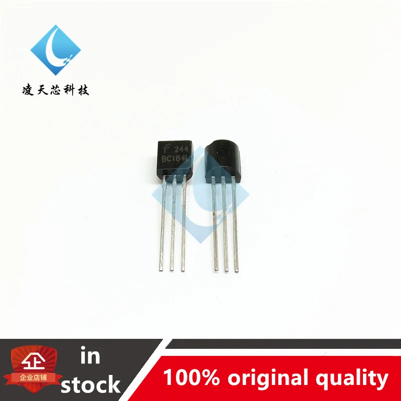 10PCS BC184L BC184 In-line TO-92 NPN Power Triode 0.2A/30V