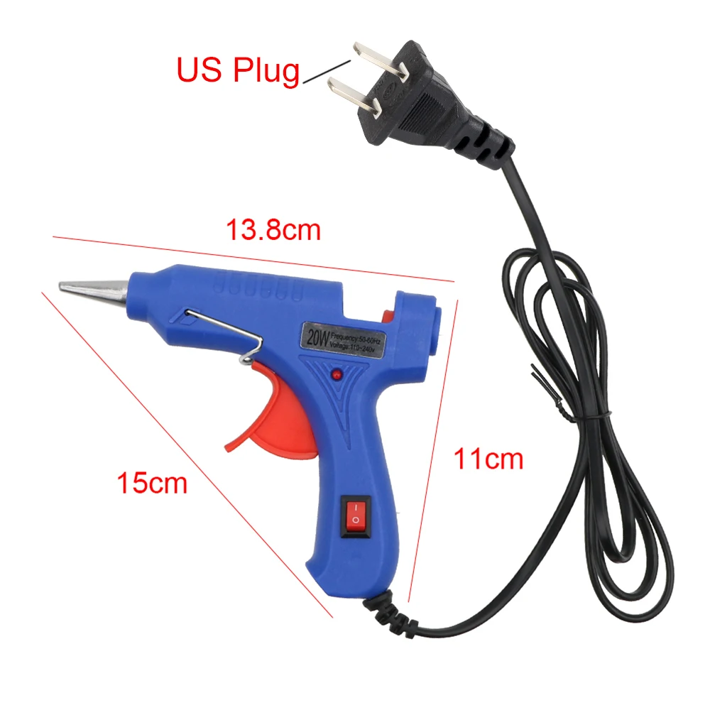 100V-240V Hot Melt Gun Car Dent Puller Set Repair Tools Scraper Glue Sticks Tabs Hand Polisher Auto Care Motorcycle Accessories