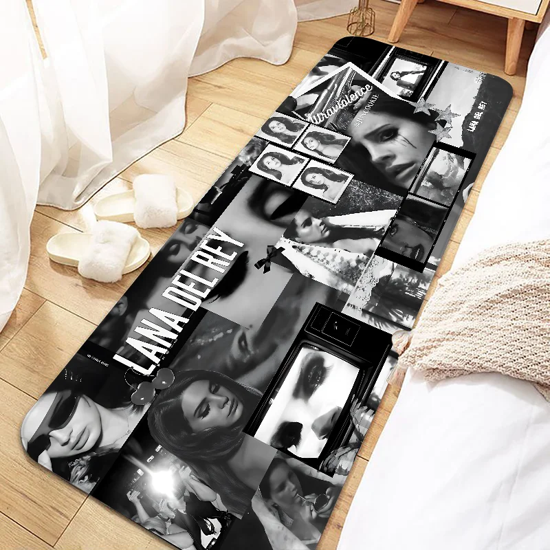 

Lana Del Rey Singer Door Mat Entrance Non-slip Doormat Washable Kitchen Carpet Living Room Hallway Rugs Bathroom Bath Door Mats