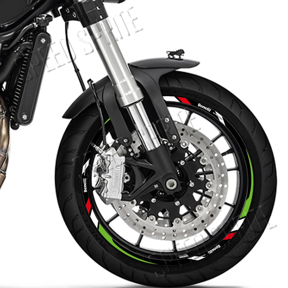 Reflective Wheel Sticker Rim Strips Tape Hub Decal Accessories For Benelli trk 502 leoncino 500 leoncino 800 502c 752s 302s 180s