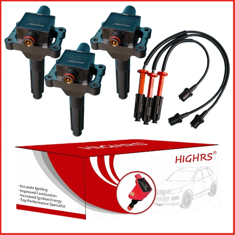 

Катушка зажигания с проводом и защитным колпачком для DAEWOO KORANDO KJ 2.3 E23 M161 M104 3.2 Cabrio MUSSO FJ M111