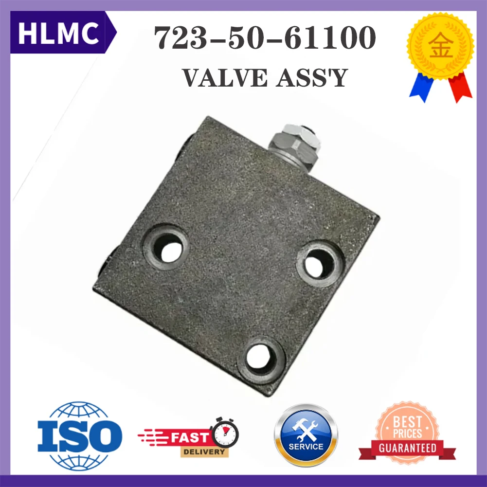 Excavator PC160LC-7 PC160-7 PC180-7K Relief Valve Block 723-50-61100 Control Valve Pilot Valve 723-50-62100