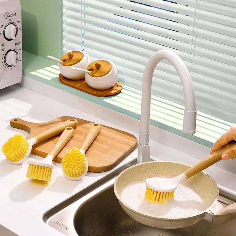 Oil Stove Brush Multifunctional Cleaner Sink Cleaning Tool Cookware Non-greasy Scrubber Household Kitchen cleaning Accessories