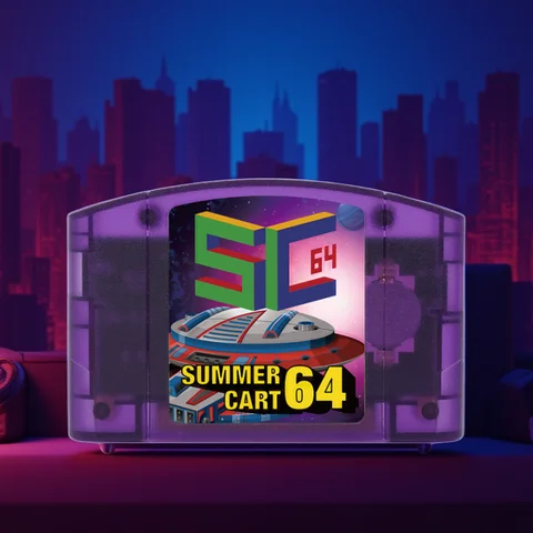 SummerCart64 Open Source N64 Game Card For Nintendo 64 Game Console With Simulator Function Compatibility 5400+ games