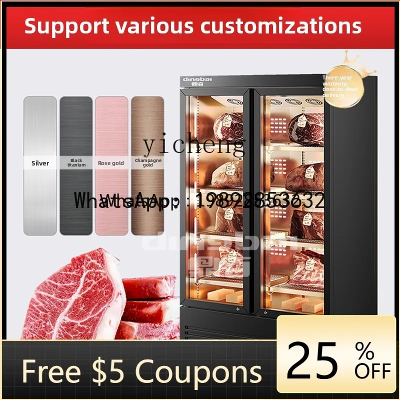 

AB Beef Maturation Cabinet Commercial Beef Cabinet Dry Wet Air-cooled Refrigerated Lamb Deep Sea Fish Display Cabinet