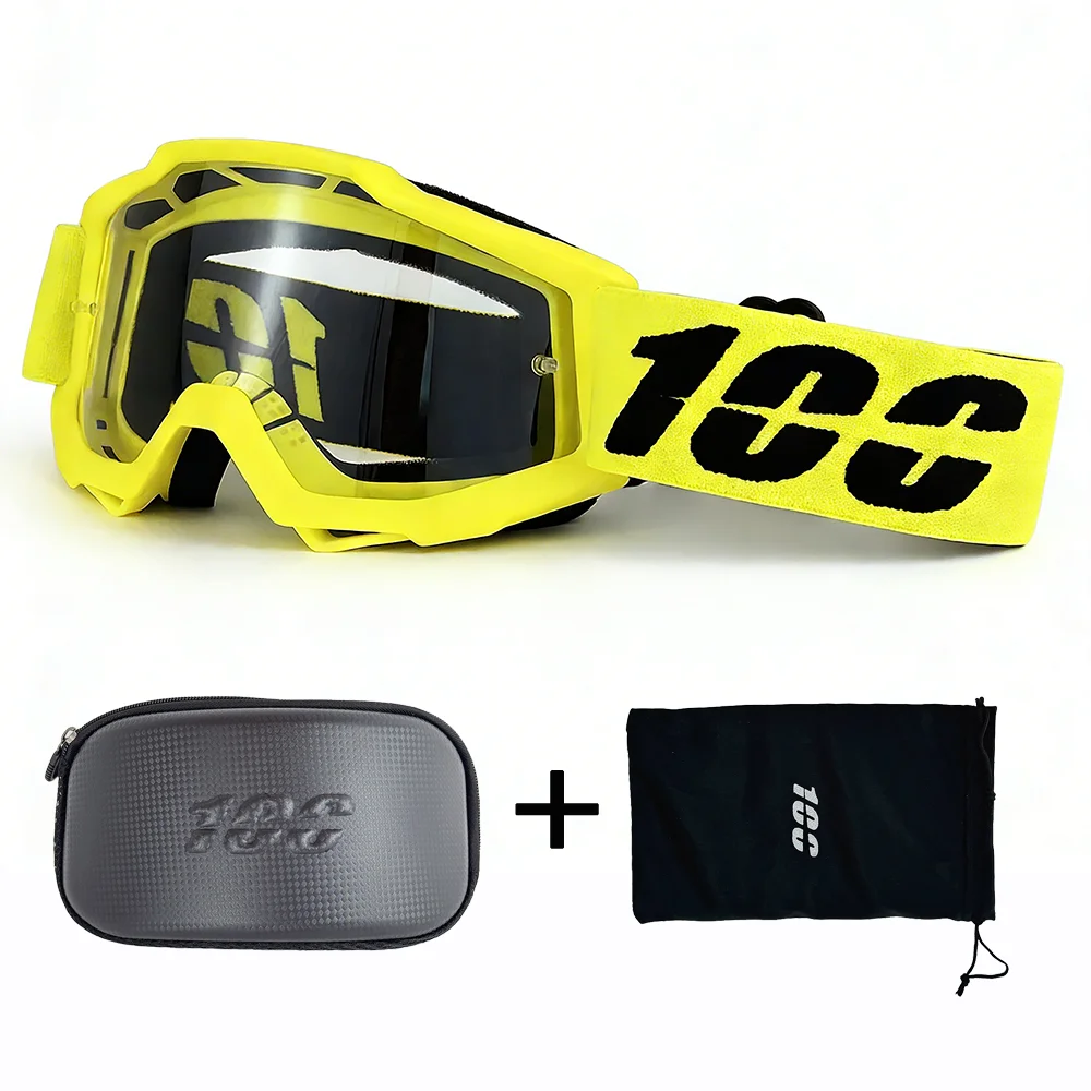 

Мотоочки 100 Motocross для мужчин, маска для MTB и квадроциклов, ветрозащитные, для катания на лыжах, велоспорта, гонок, внедорожные очки, мотоциклетные солнцезащитные очки