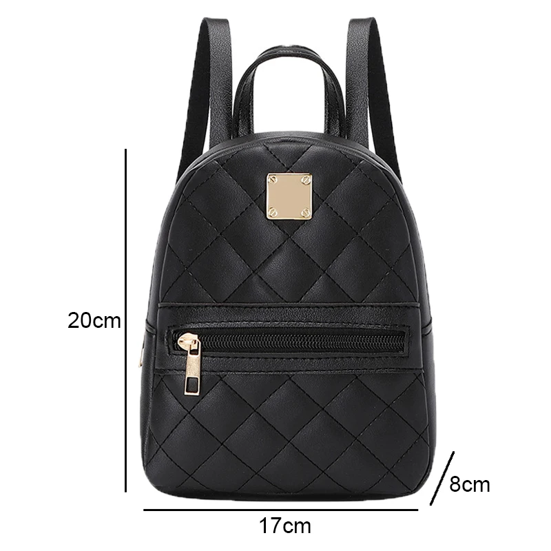 Mini sac à dos en cuir PU pour femme, sac à bandoulière multifonction, sacs messagers, pack de poudres de téléphone pour femme, marque de luxe initiée