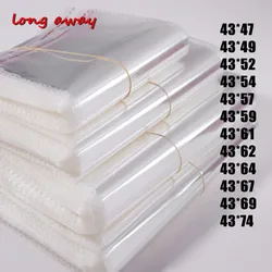 Width 43cm Large Clear Resealable Cellophane/BOPP/Poly Bags Transparent Opp Bag Packing Plastic Bags Self Adhesive Seal