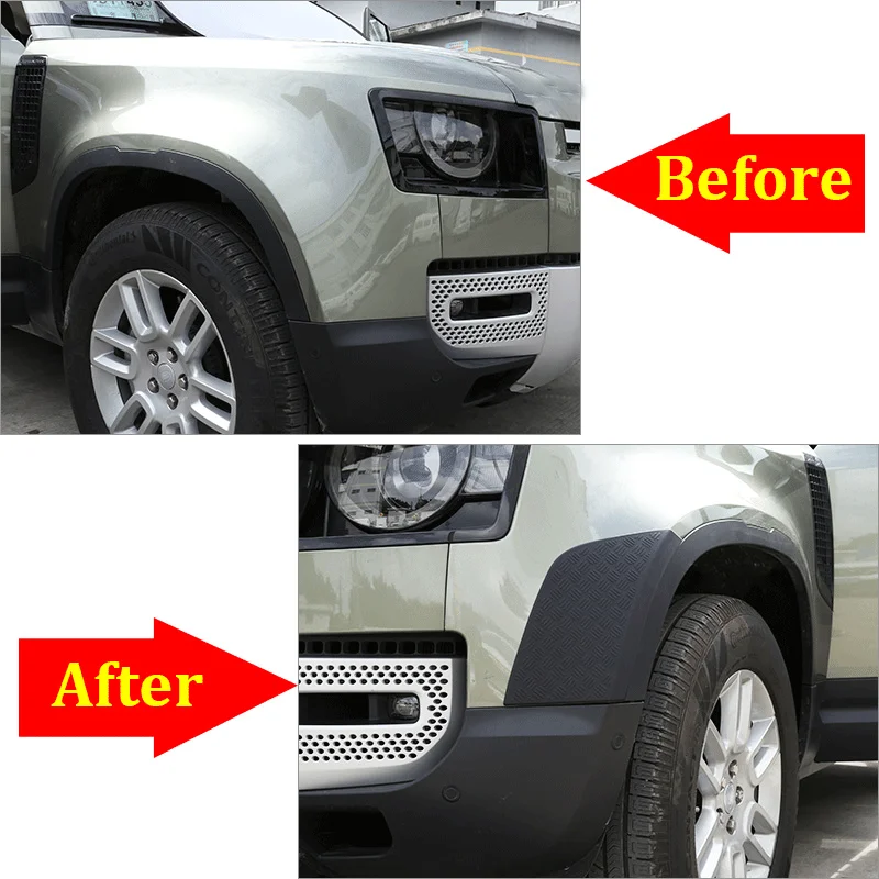 

2Pcs For Land Rover Defender 110 2020-2024 Car Styling Anti Collision Fender Bumper Side Protection Sticker Exterior Accessories