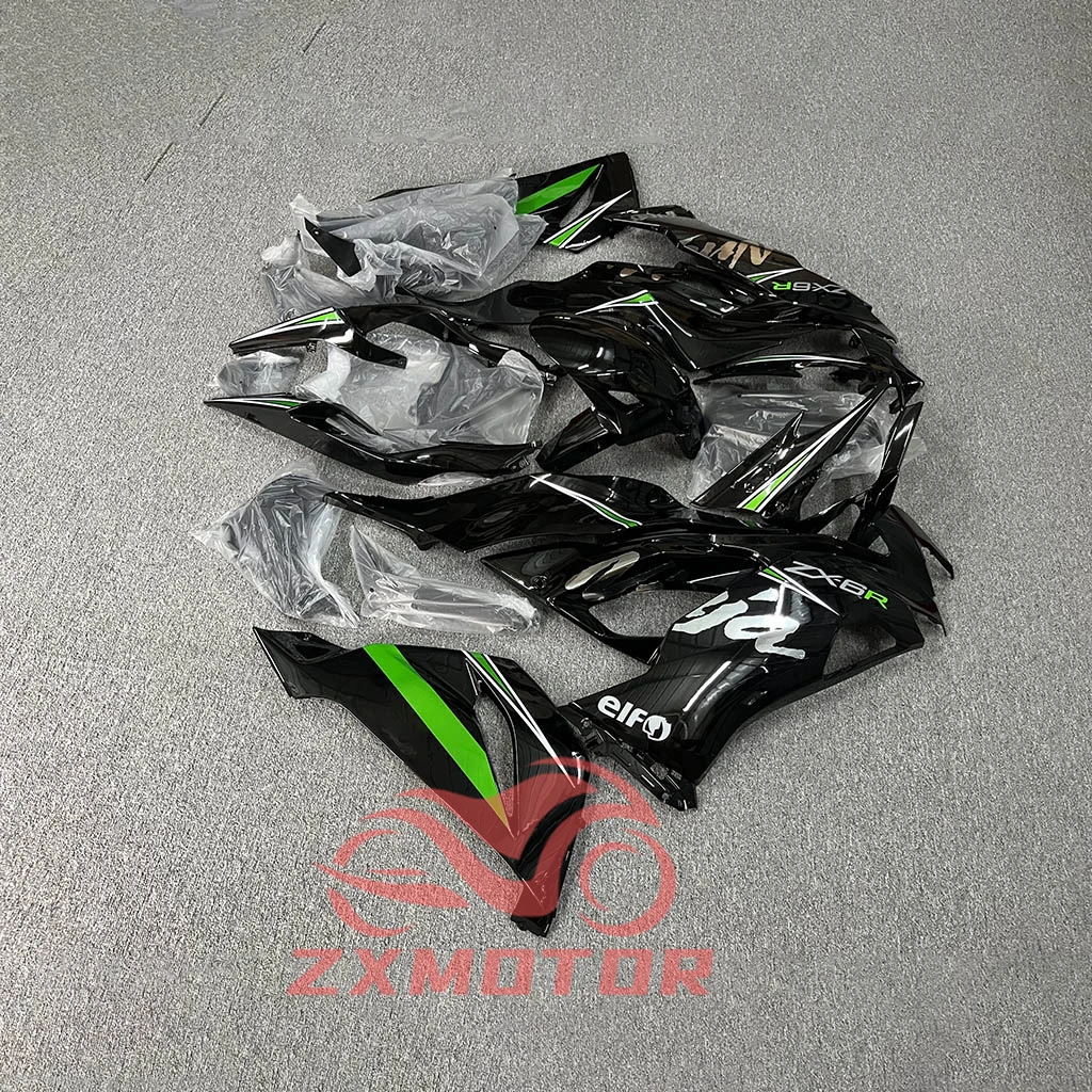 

Для KAWASAKI 636 ZX6R 19 20 21 22 23 обтекатели мотоцикла пластиковые обтекатели ZX 6R 2019-2023 комплект обтекателей из АБС-пластика подходит
