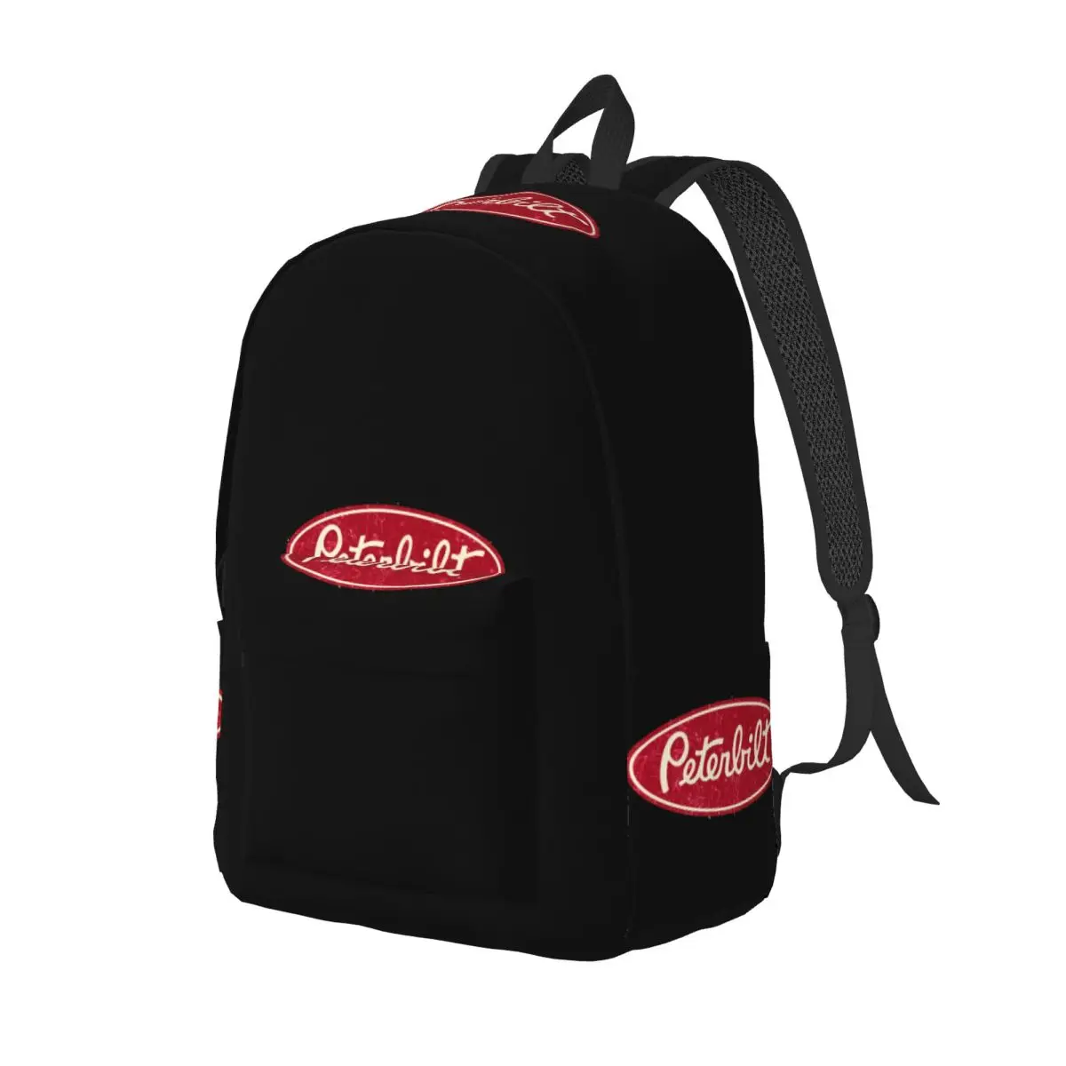 

Peterbilt Truck Racing Vintage Backpack Daypack Large Capacity Kids BookBag School Bag Shoulder Bags for Men Women