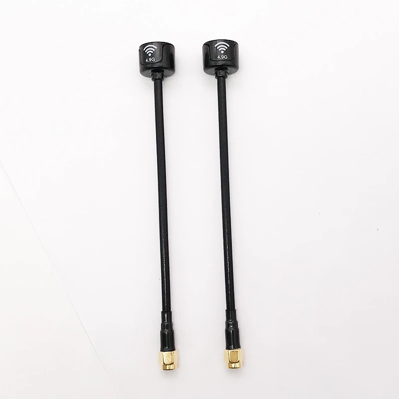 Lollipop 3 Antenna 4.9GHz 2.5Dbi RHCP SMA RP-SMA FPV transmitter Mushroom Antenna for FPV RC Racing Drone Model