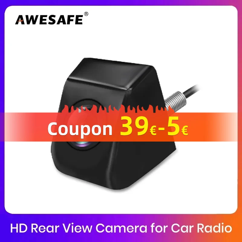 AWESAFE Universal HD 1080P AHD Car Rear Camera Water Proof 120° /140° /145°  Wide Angle Vehicle Parking Reverse