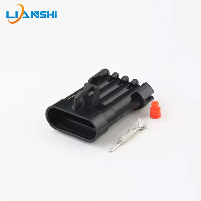 12162102/12162144 for Buick Toyota oxygen sensor plug 4-hole wire harness connector rubber shell sheath with terminal