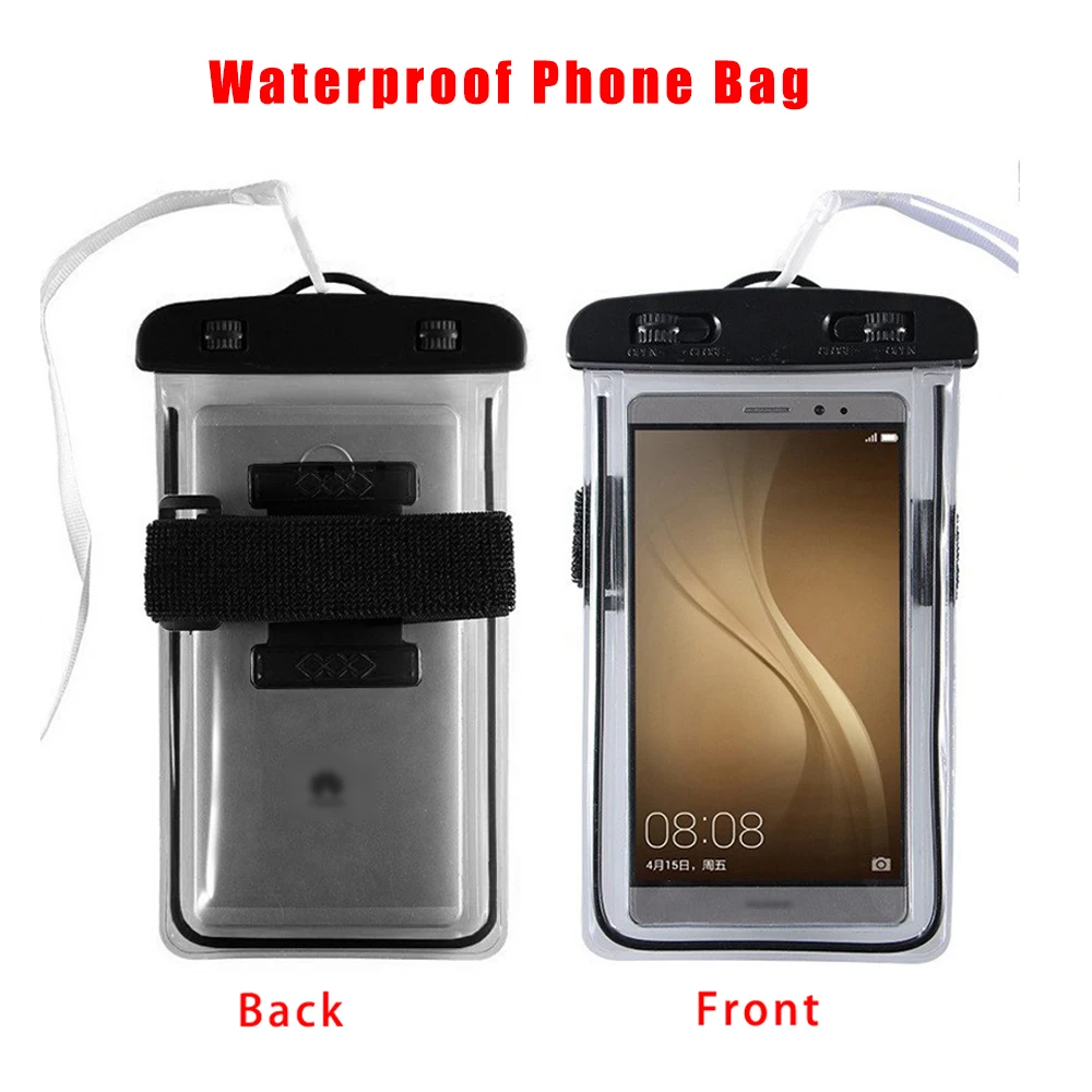 IPX8 Waterproof Phone Bag, Water proof Case Bags Pouch for Cell Phone, Underwater Diving Swimming Phone Bags