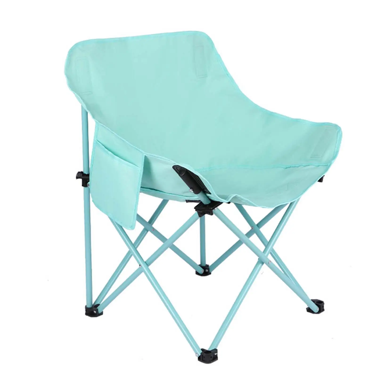Folding Camping Chair Folded with Organizing Bag with Pocket Folding Chair for Fishing Hiking Sporting Events Picnics Backyard
