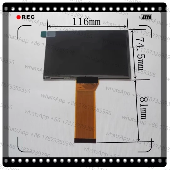 

Original 5-inch 116x75mm RG050A RX050A-06 V1 projector display screen