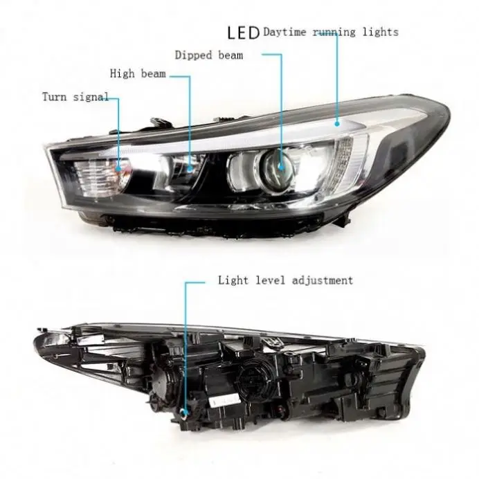 high quality Cerato led car headlight   92102-A7570 for hyundai kia