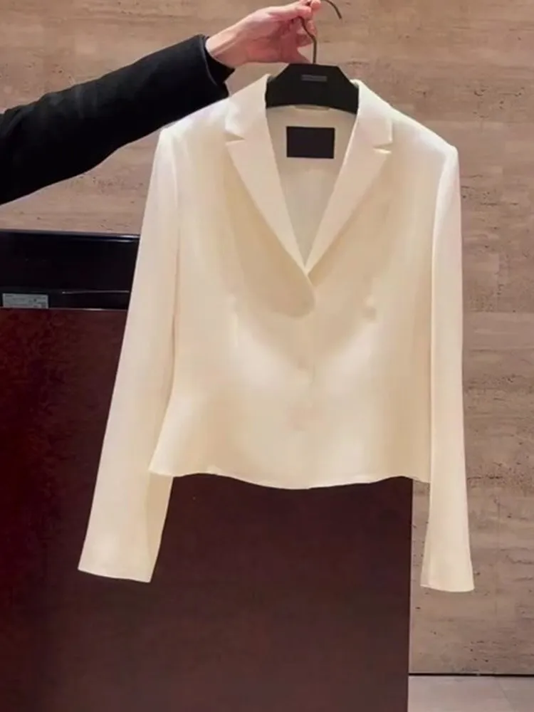 

Comfortable Long Sleeve V-Neck Shirt Tan Color Slimming Commute Shirt Professional Versatile Summer Daily Dry Style Commute