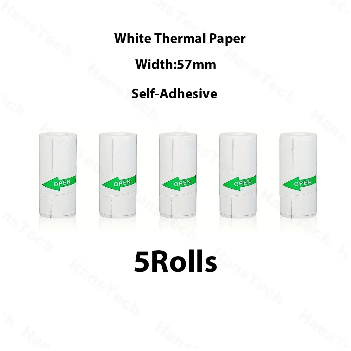 Printing Paper Printer Compatible with Portable Thermal Paper Rolls 5 Packs of Thermal Printing Paper Student Memo DIY