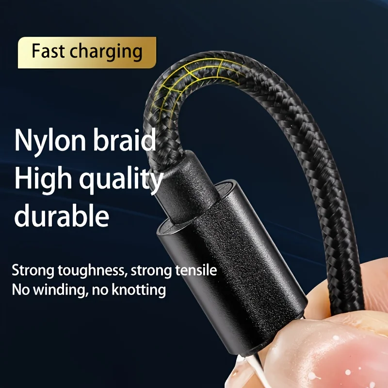 1 متر 2 متر 3 متر سبائك الألومنيوم USB إلى نوع C كابل شحن آيفون 15 16 17 برو ماكس سامسونج S24 شاومي ممن لهم كابل شحن #4